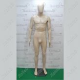 Манекен мужской, телесный, без лица, 185, 96-68-96