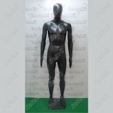 Манекен мужской, черный, без лица, 185, 96-68-96