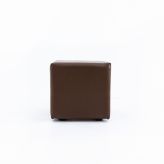 Банкетка куб 370х400х400мм, цвет коричневый
